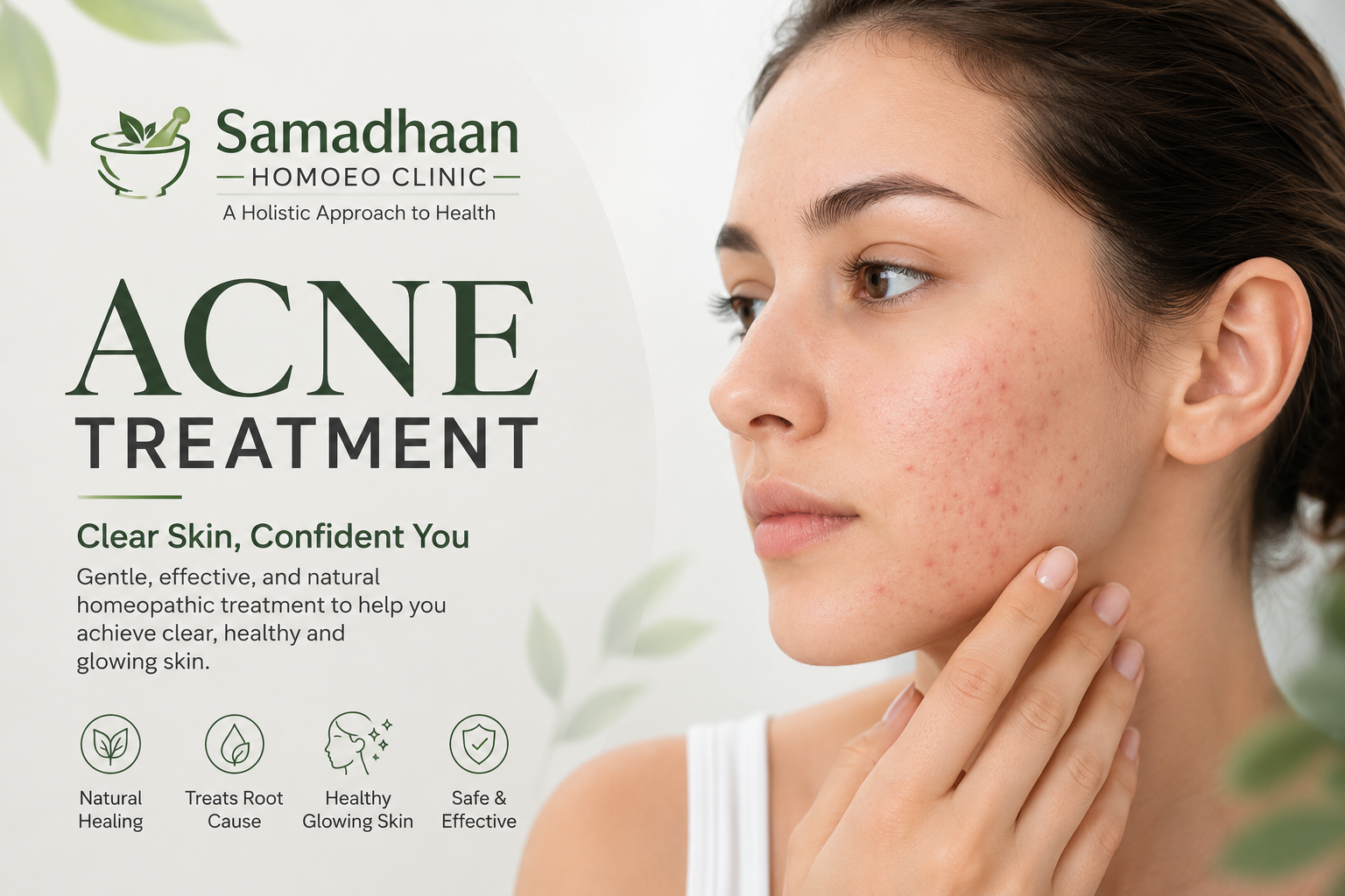 Homeopathy treatment for acne in Lucknow with personalized skin care