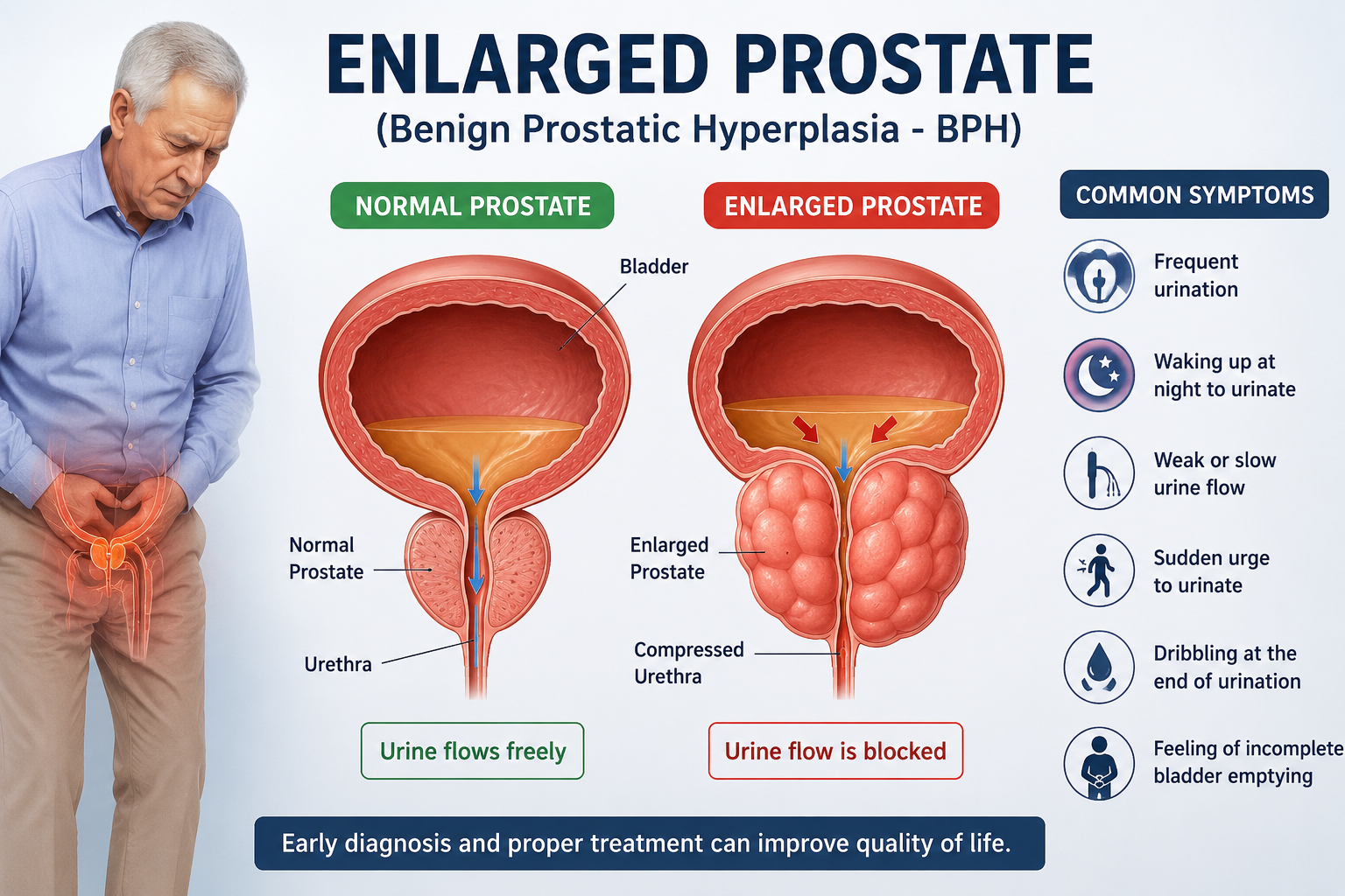 Homeopathy treatment for enlarged prostate (BPH) in Lucknow with personalized care