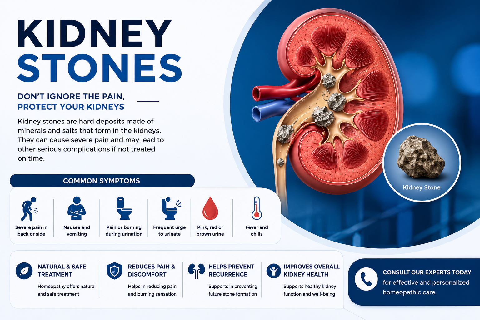 Homeopathy treatment for kidney stones in Lucknow with personalized and natural care