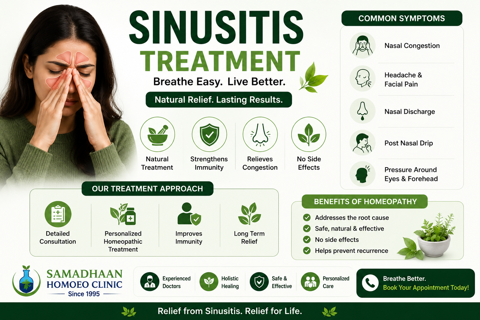 Homeopathy treatment for sinusitis in Lucknow with natural and personalized care